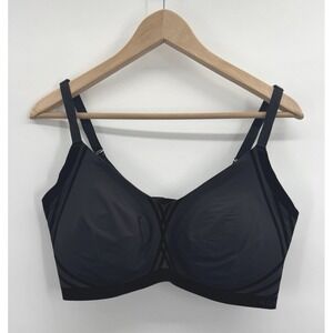 Honey Love Bra 2X Liftwear Silhouette Wireless Velvet Burnout Smoothing Comfort